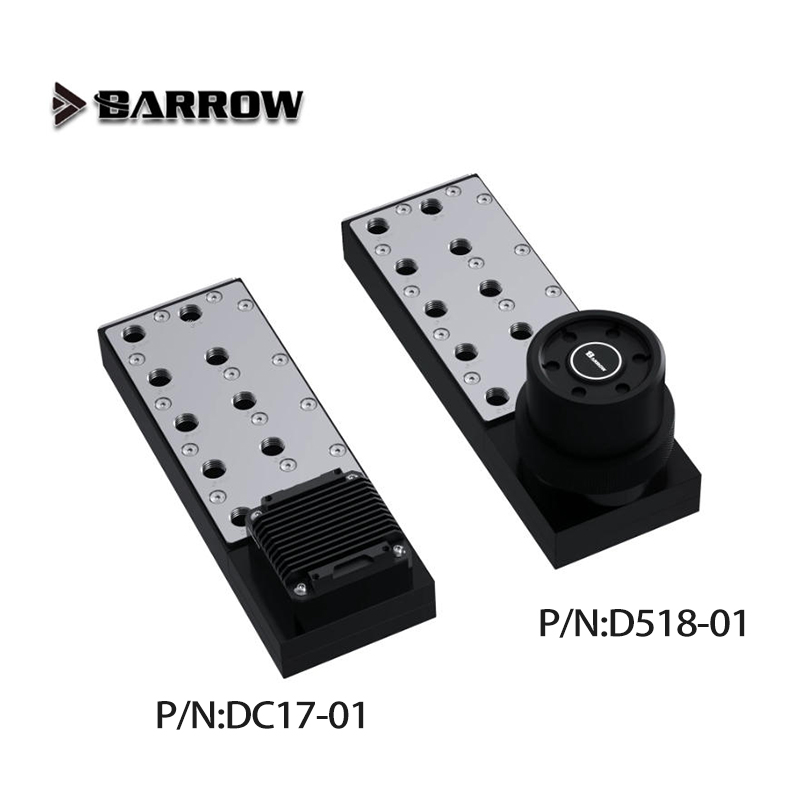 Integrated Pump Reservoir Distro Plate - 바로우 스테인리스 스틸 POM 디스트로 플레이트/보드