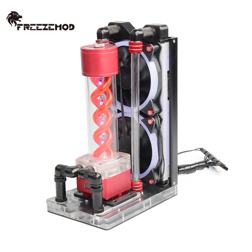 External Radiator Water Cooling Kit - FREEZEMOD 외부 노트북 수냉 라디에이터 키트,