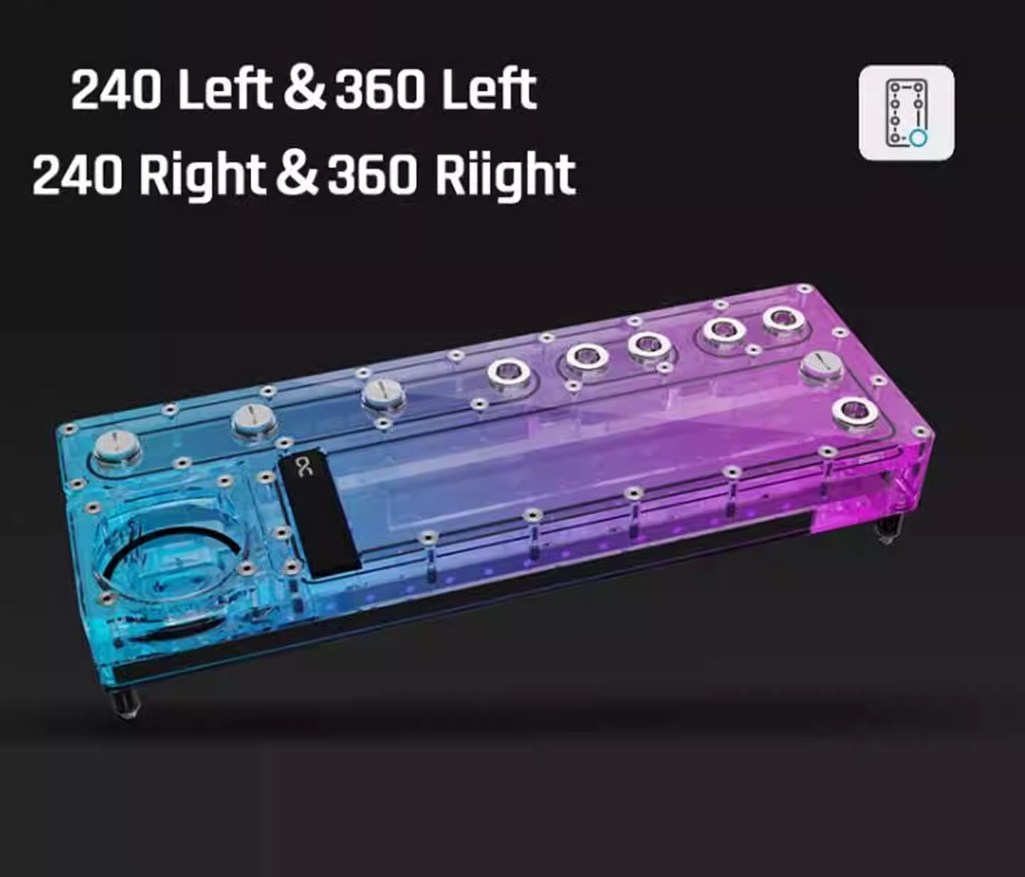 알파쿨 코어 디스트로 플레이트 240/360 좌/우 V - Integrated Pump Reservoir Distro Plate 리뷰 및 가격