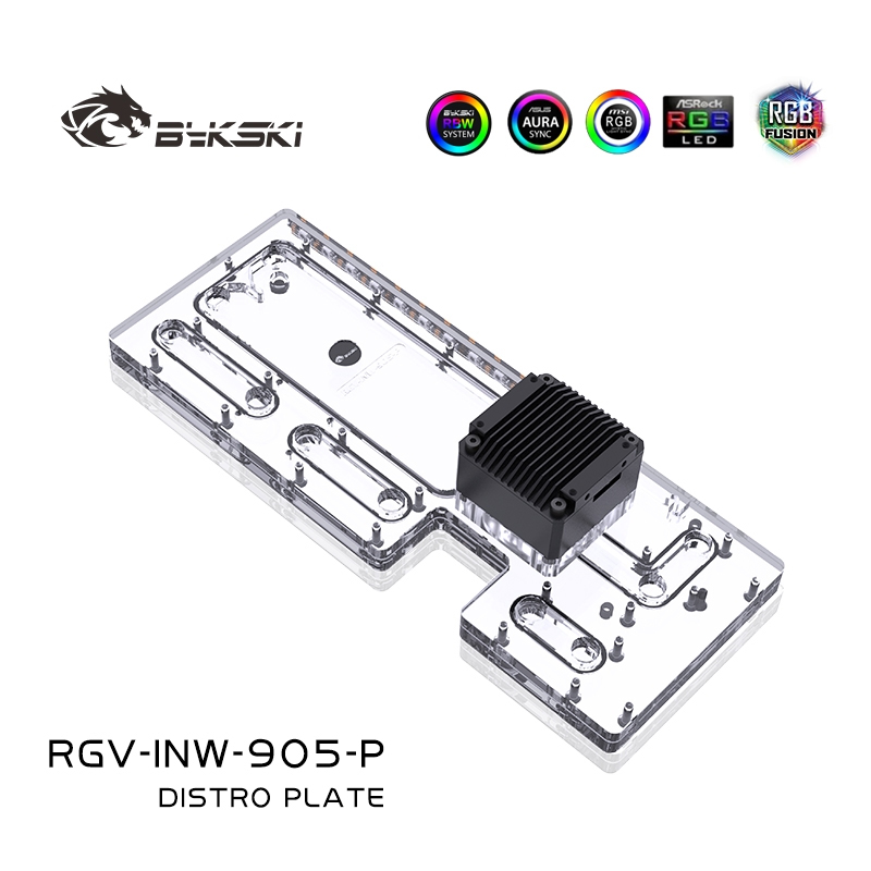 Bykski RGV-INW-905-P 아크릴 디스트로  - Distro Plate Ddc Pump Combo 리뷰 및 가격
