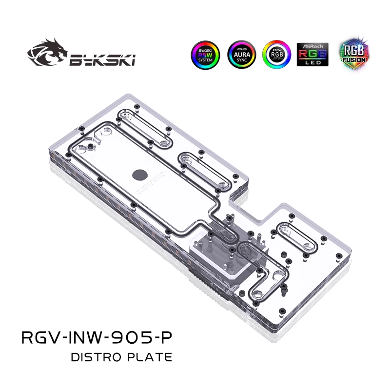 Bykski RGV-INW-905-P 아크릴 디스트로  - Distro Plate Ddc Pump Combo 리뷰 및 가격