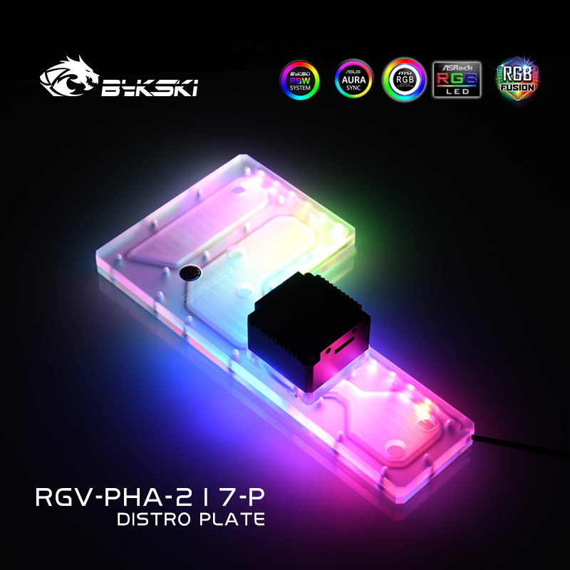 Bykski RGV-PHA-217-P 아크릴 디스트로  - Distro Plate Ddc Pump Combo 리뷰 및 가격