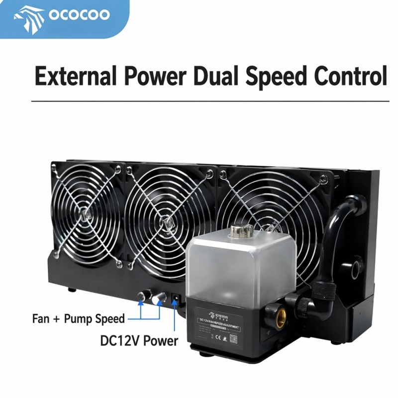 OCOCOO 외부 수냉식 키트 360 라디에이터 AI  - External Radiator Water Cooling Kit 리뷰 및 가격